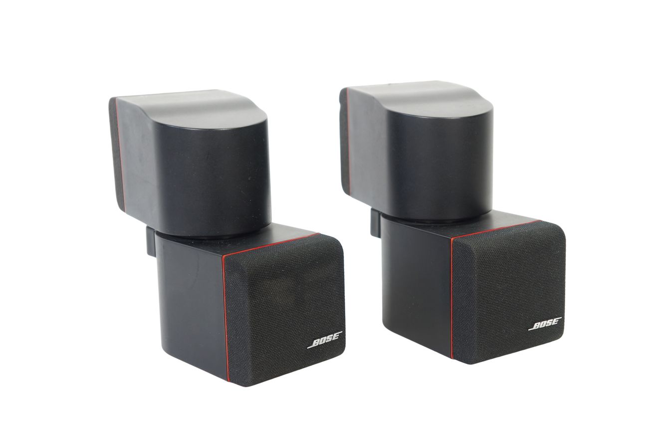 2x_Bose_Acoustimass_Doppelcubes_Series_II_Lautsprecher_Boxen_mit_roten_Ran_7aBSMWl