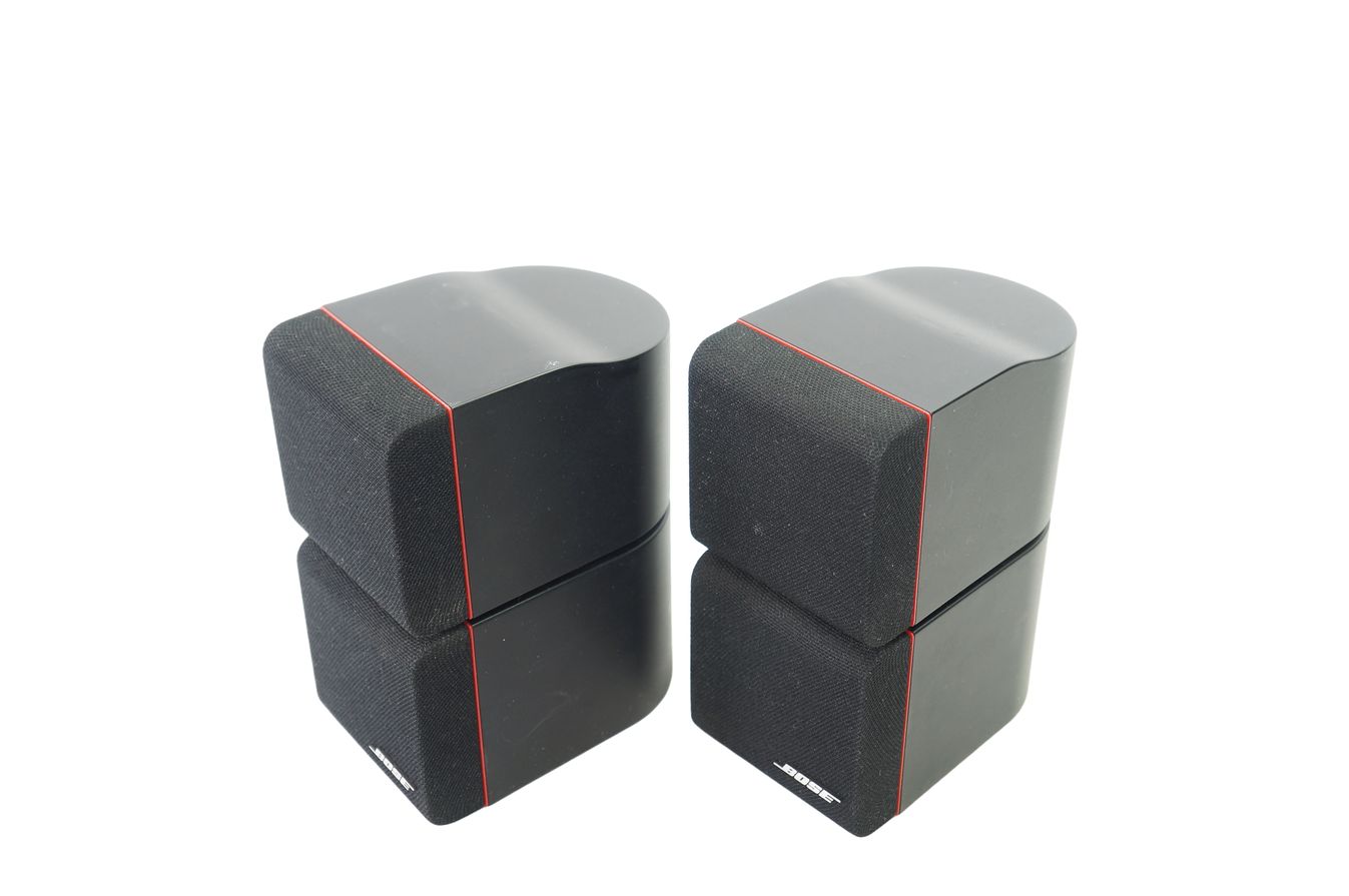2x_Bose_Acoustimass_Doppelcubes_Series_II_Lautsprecher_Boxen_mit_roten_Ran_dmVEQHl