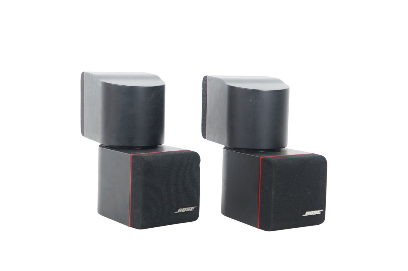 2x_Bose_Acoustimass_Doppelcubes_Series_II_Lautsprecher_Boxen_mit_roten_Ran_AGF6l2R