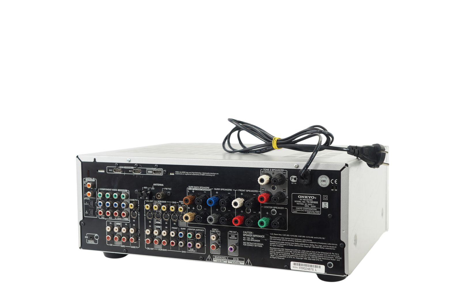 Onkyo_TX-SR605_AV-Receiver_Heimkino_Silber_05