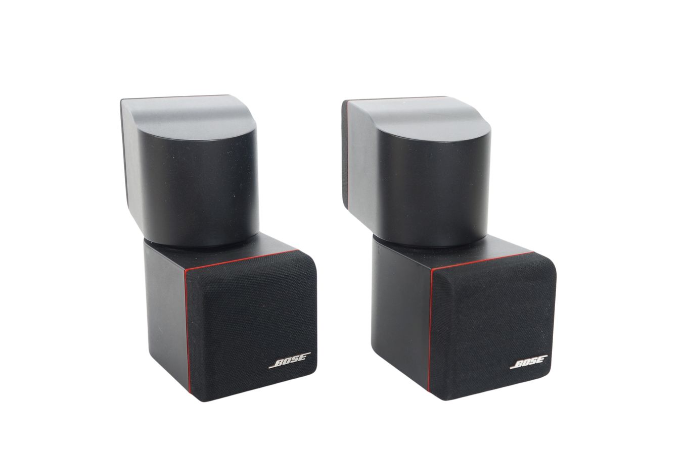 2x_Bose_Acoustimass_Doppelcubes_Series_II_Lautsprecher_Boxen_mit_roten_Ran_pFCoEFs