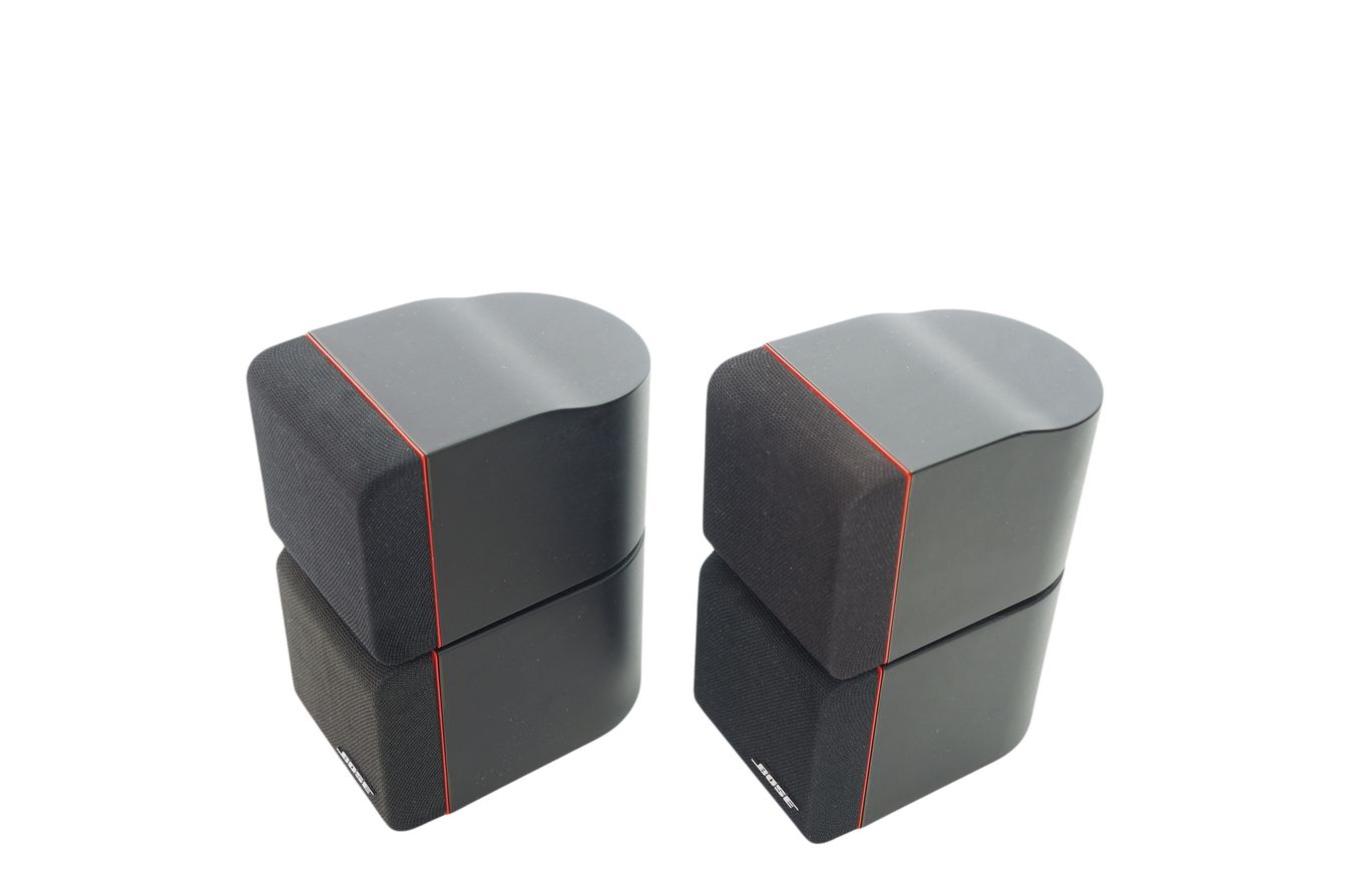 2x_Bose_Acoustimass_Doppelcubes_Series_II_Lautsprecher_Boxen_mit_roten_Ran_SgRLjig