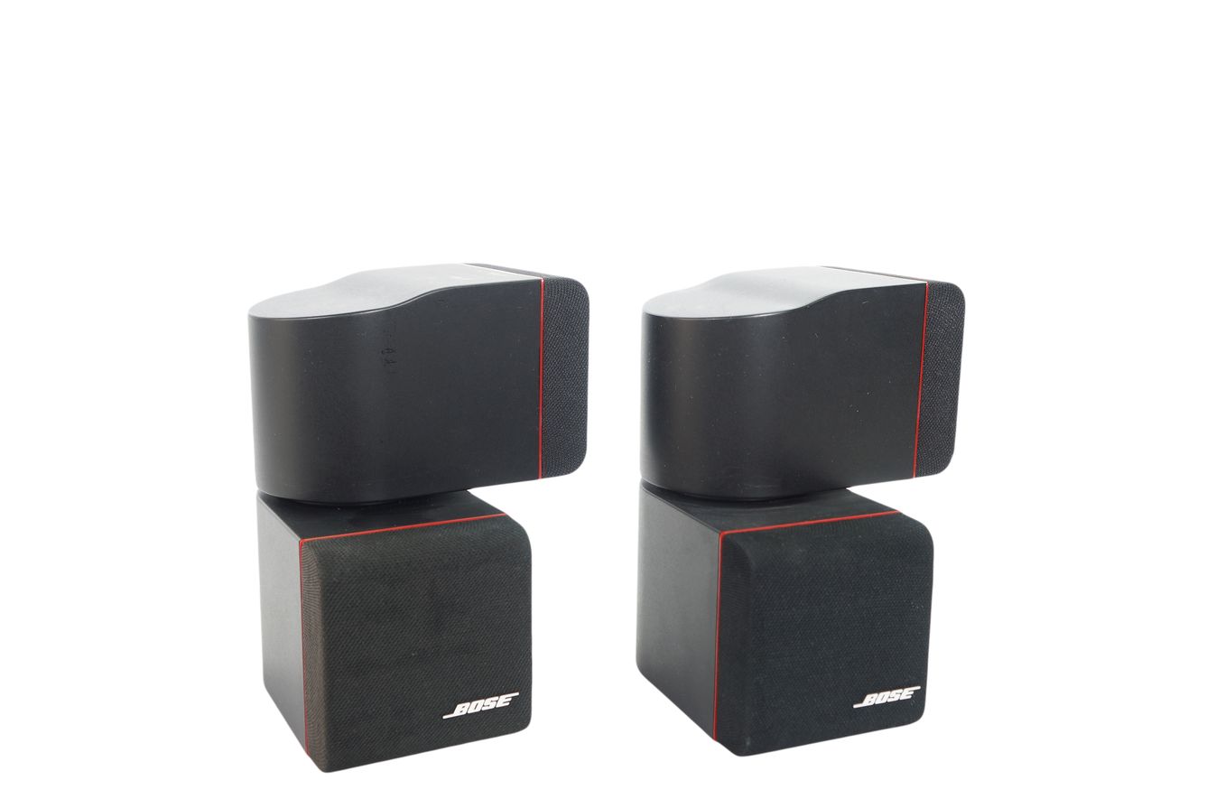 2x_Bose_Acoustimass_Doppelcubes_Series_II_Lautsprecher_Boxen_mit_roten_Ran_fBfylZy