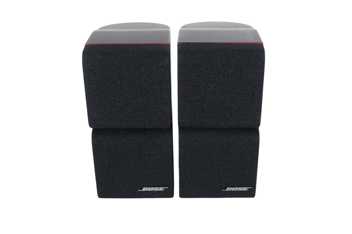 2x_Bose_Acoustimass_Doppelcubes_Series_II_Lautsprecher_Boxen_mit_rotem_Ran_IxyKi8D