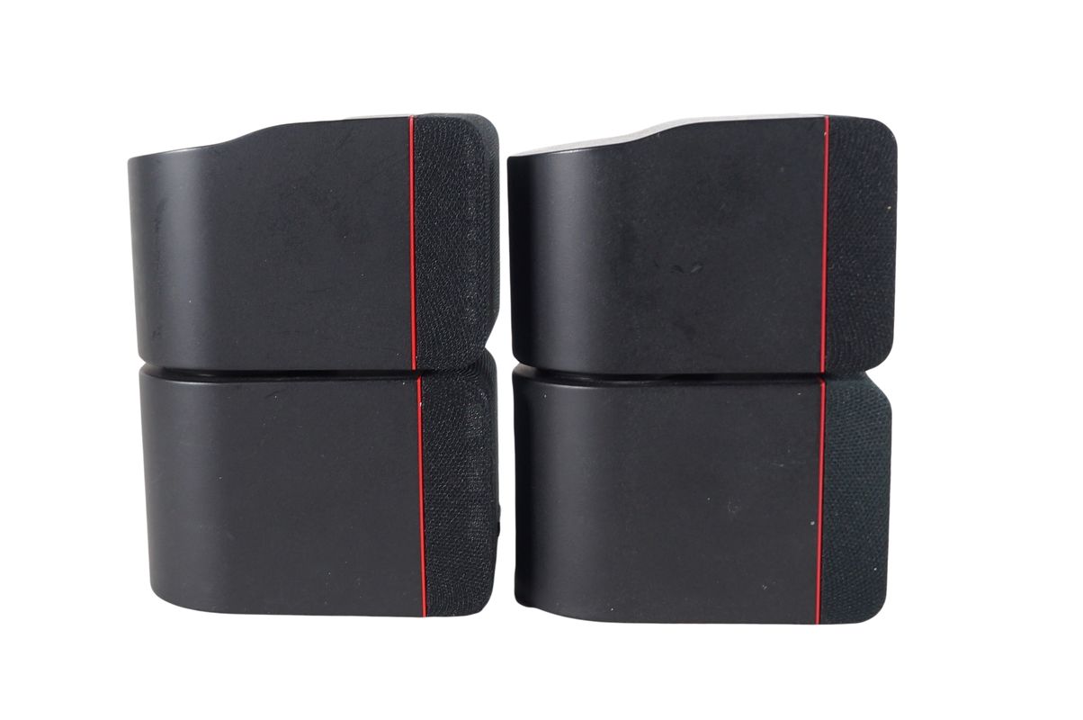2x_Bose_Acoustimass_Doppelcubes_Series_II_Lautsprecher_Boxen_mit_rotem_Ran_vWaJAIY