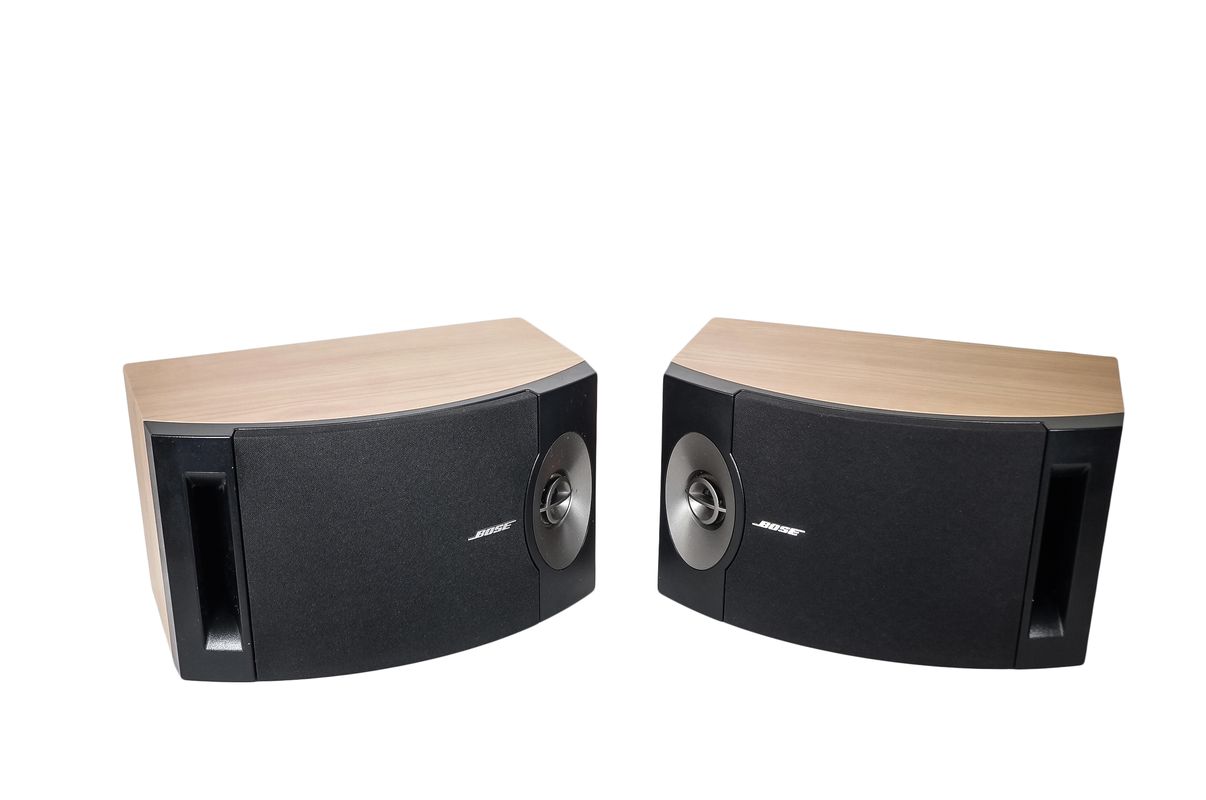 2x_Bose_201_V_Lautsprecher_Boxen_Holzoptik_result