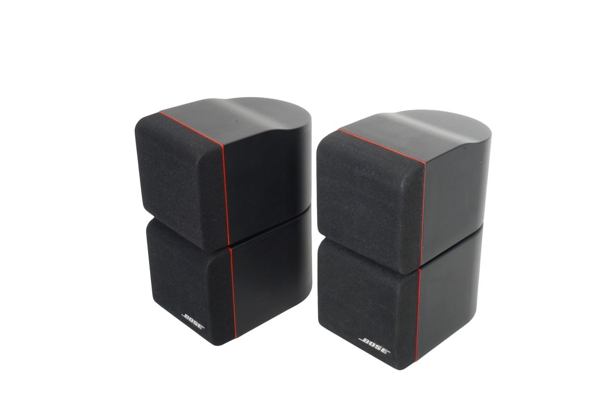 2x_Bose_Acoustimass_Doppelcubes_Series_II_Lautsprecher_Boxen_mit_rotem_Ran_fOz3XSi