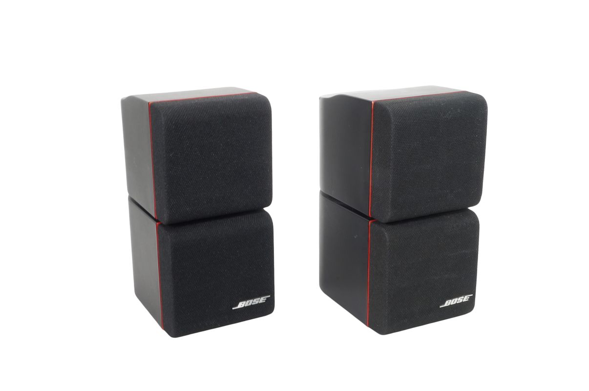 2x_Bose_Acoustimass_Doppelcubes_Series_II_Lautsprecher_Boxen_mit_rotem_Rand_result