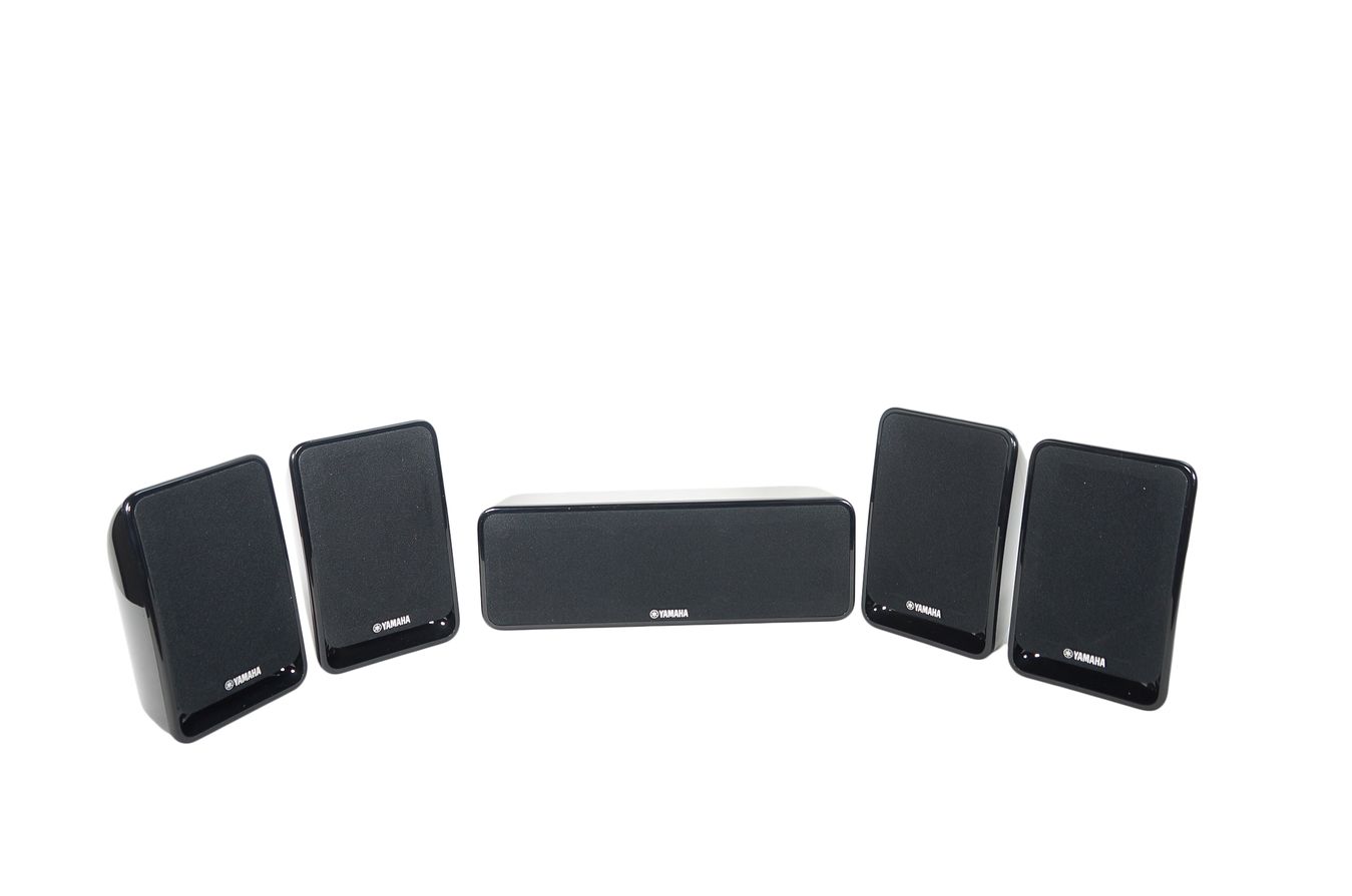 5x_Yamaha_NS-C20_NS-B20_Lautsprecher_Boxen_Schwarz_result