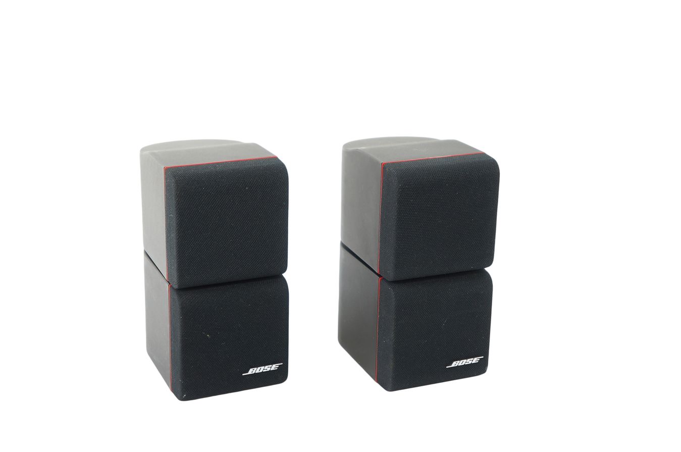 2x_Bose_Acoustimass_Doppelcubes_Series_II_Lautsprecher_Boxen_mit_rotem_Rand_result