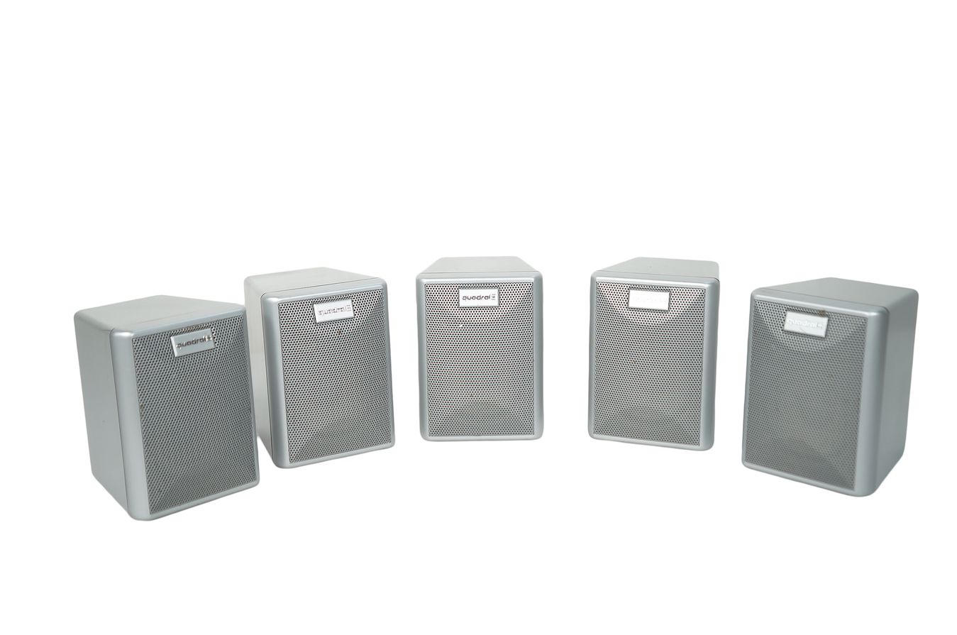 5x_Quadral_TSA_100_TV_Lautsprecher_Boxen_Silber_02_result