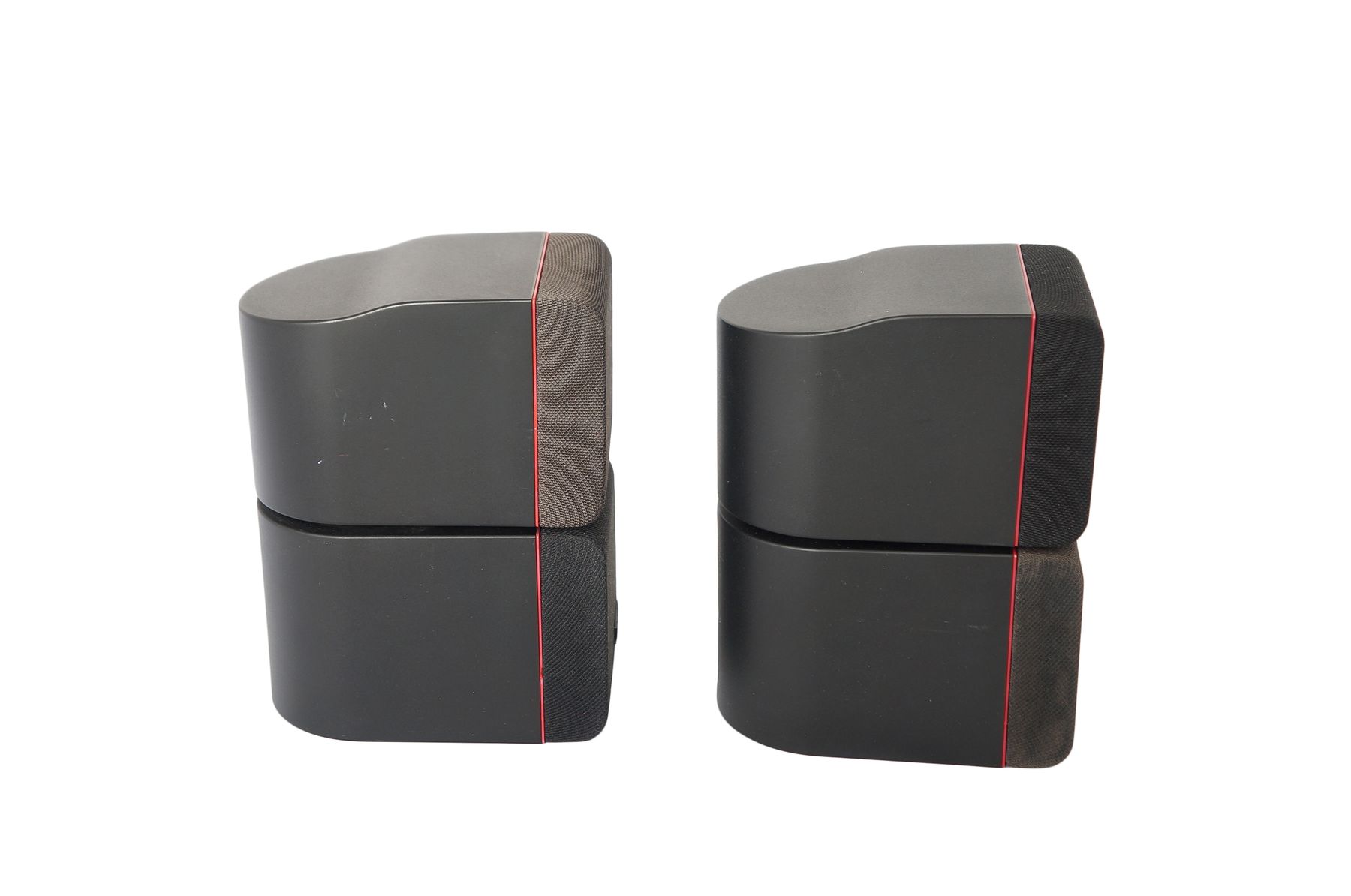 2x_Bose_Acoustimass_Doppelcubes_Series_II_Lautsprecher_Boxen_mit_rotem_Ran_XBKup9f