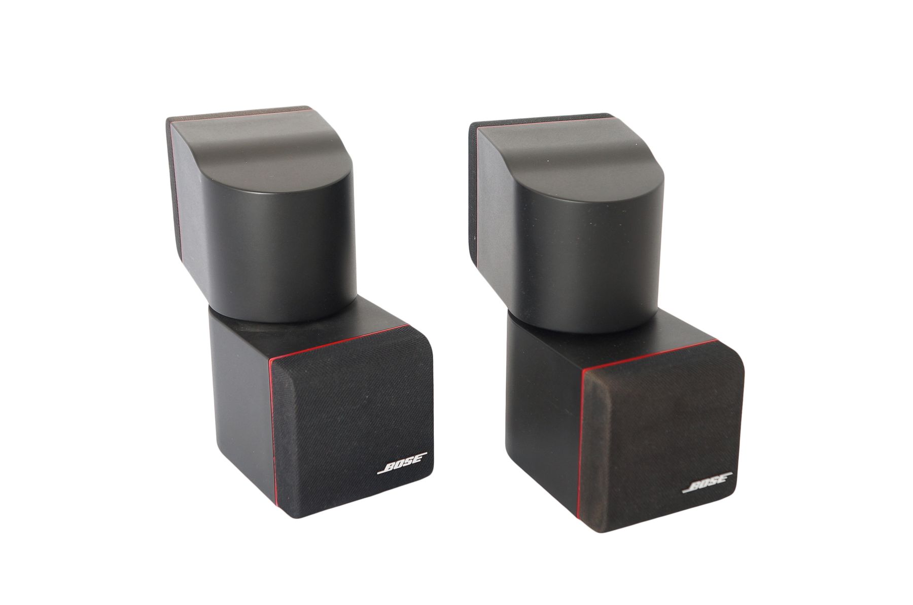2x_Bose_Acoustimass_Doppelcubes_Series_II_Lautsprecher_Boxen_mit_rotem_Ran_Xd6KRFH