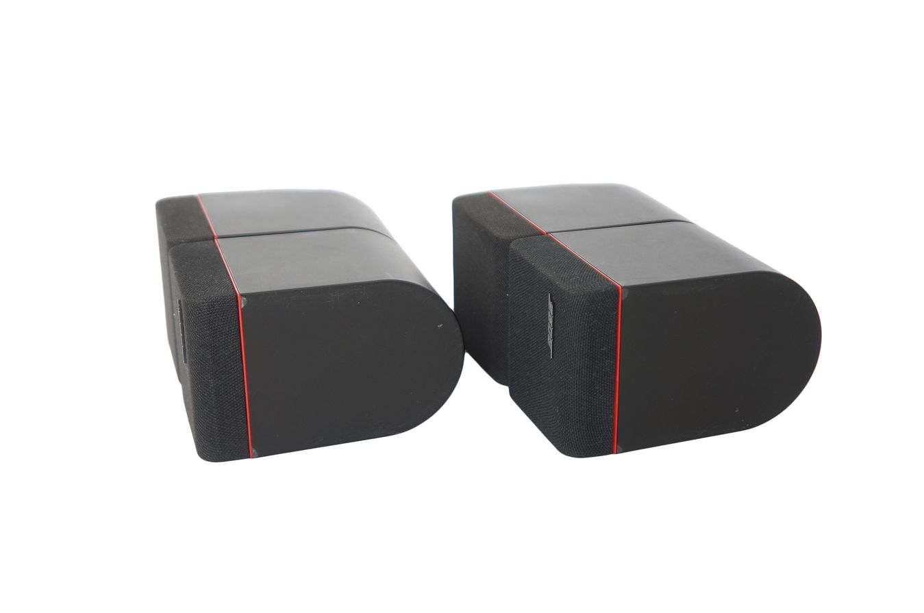 2x_Bose_Acoustimass_Doppelcubes_Series_II_Lautsprecher_Boxen_mit_rotem_Ran_OJ6x5aP