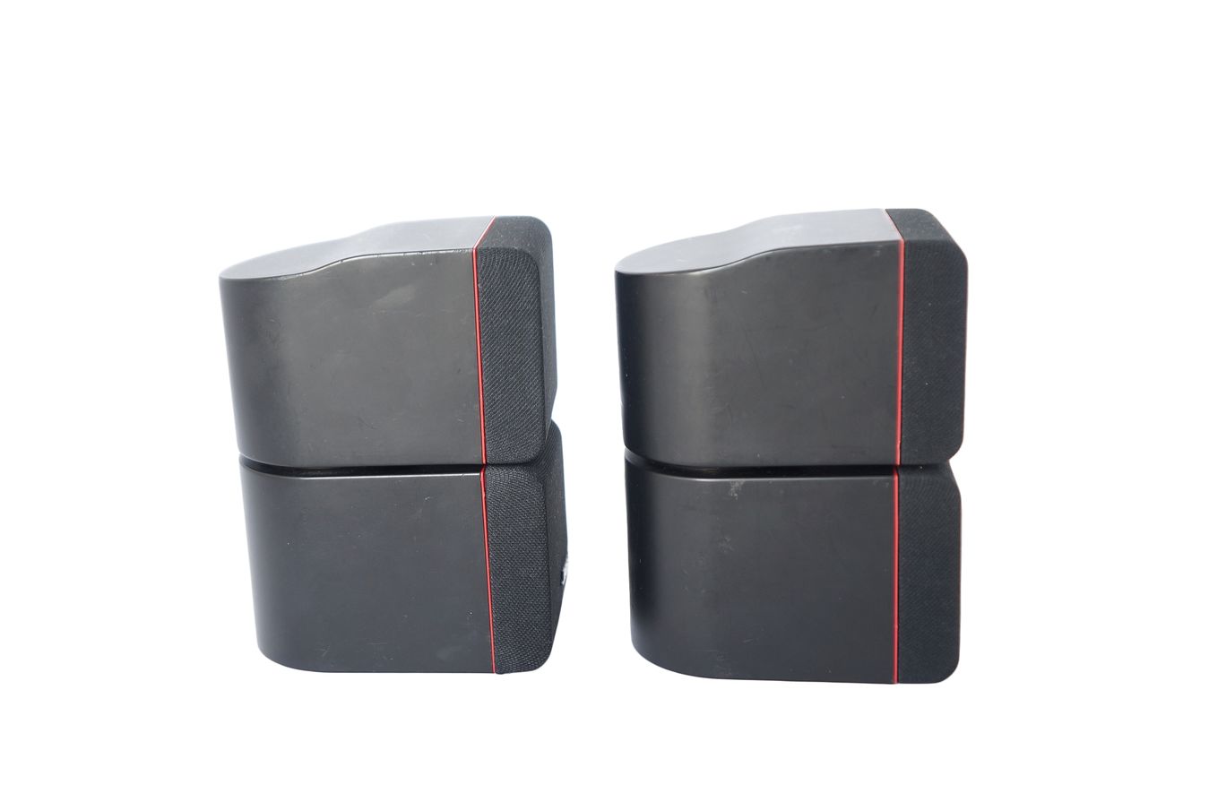 2x_Bose_Acoustimass_Doppelcubes_Series_II_Lautsprecher_Boxen_mit_rotem_Ran_apyQWrT