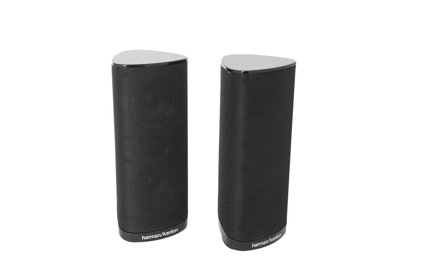 2x_Harman_Kardon_SAT-TS2BQ_Lautsprecher_Heimkino_Boxen_Schwarz_mit_Kabeln__xXuuiej