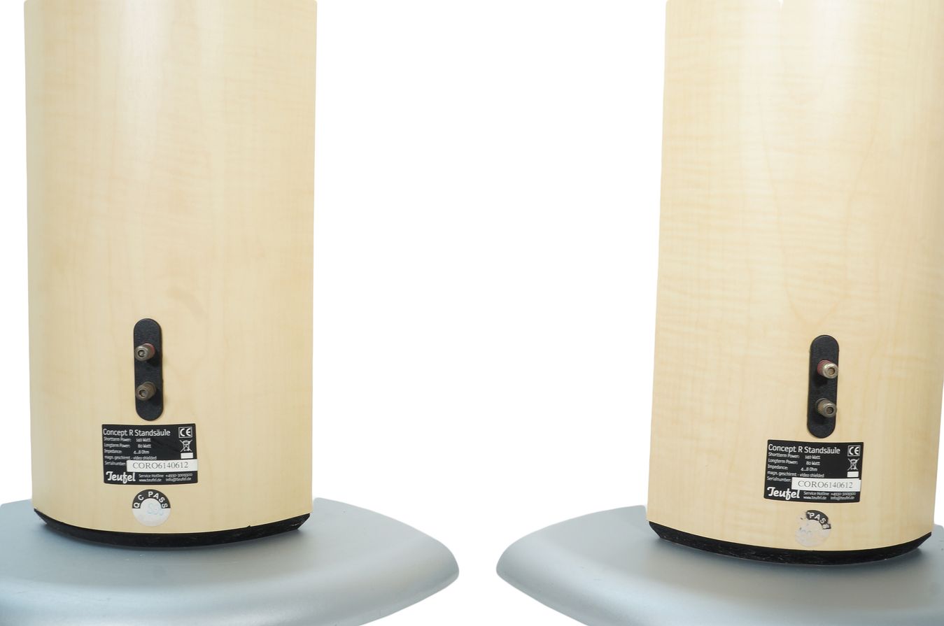 2x_Teufel_Concept_R_Standsaule_Lautsprecher_Boxen_Satelliten_Holzoptik_Aho_xysJKrB