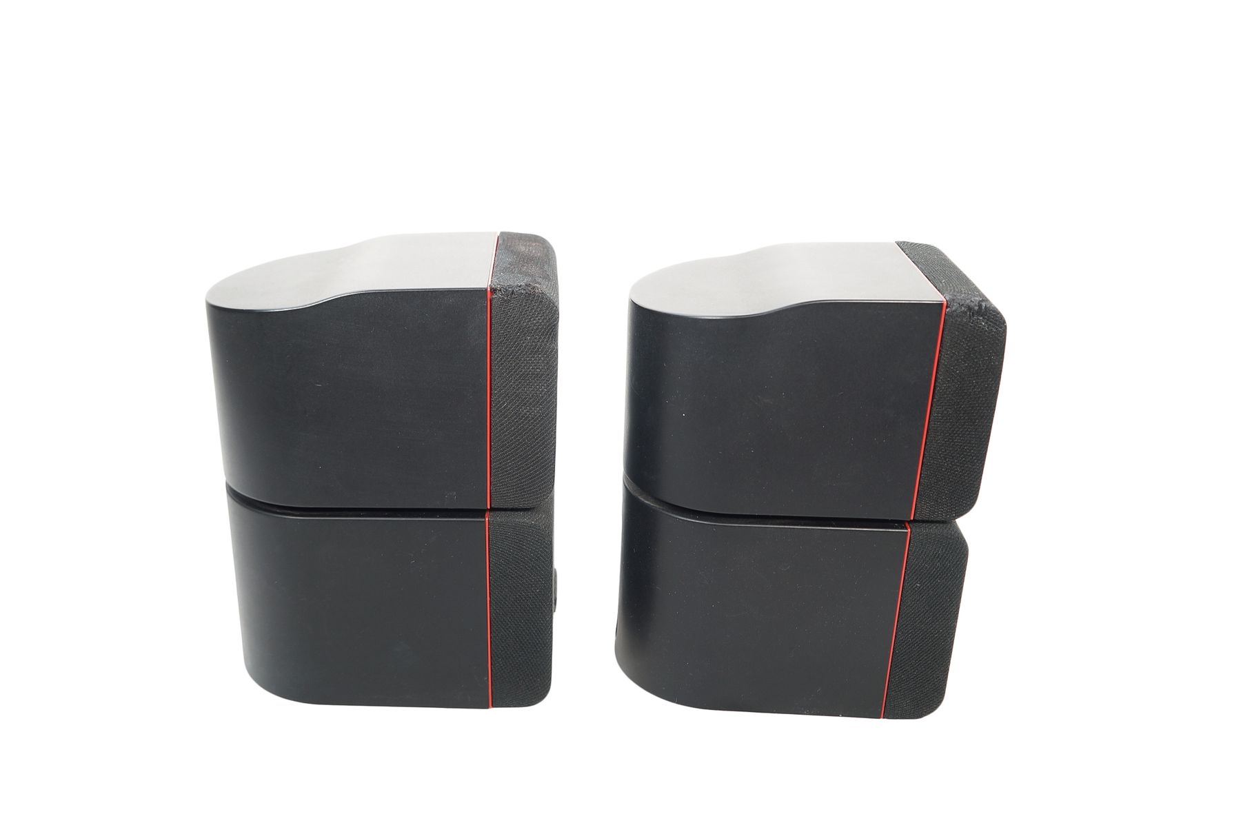 2x_Bose_Acoustimass_Doppelcubes_Series_II_Lautsprecher_Boxen_mit_rotem_Ran_YS0KXi9