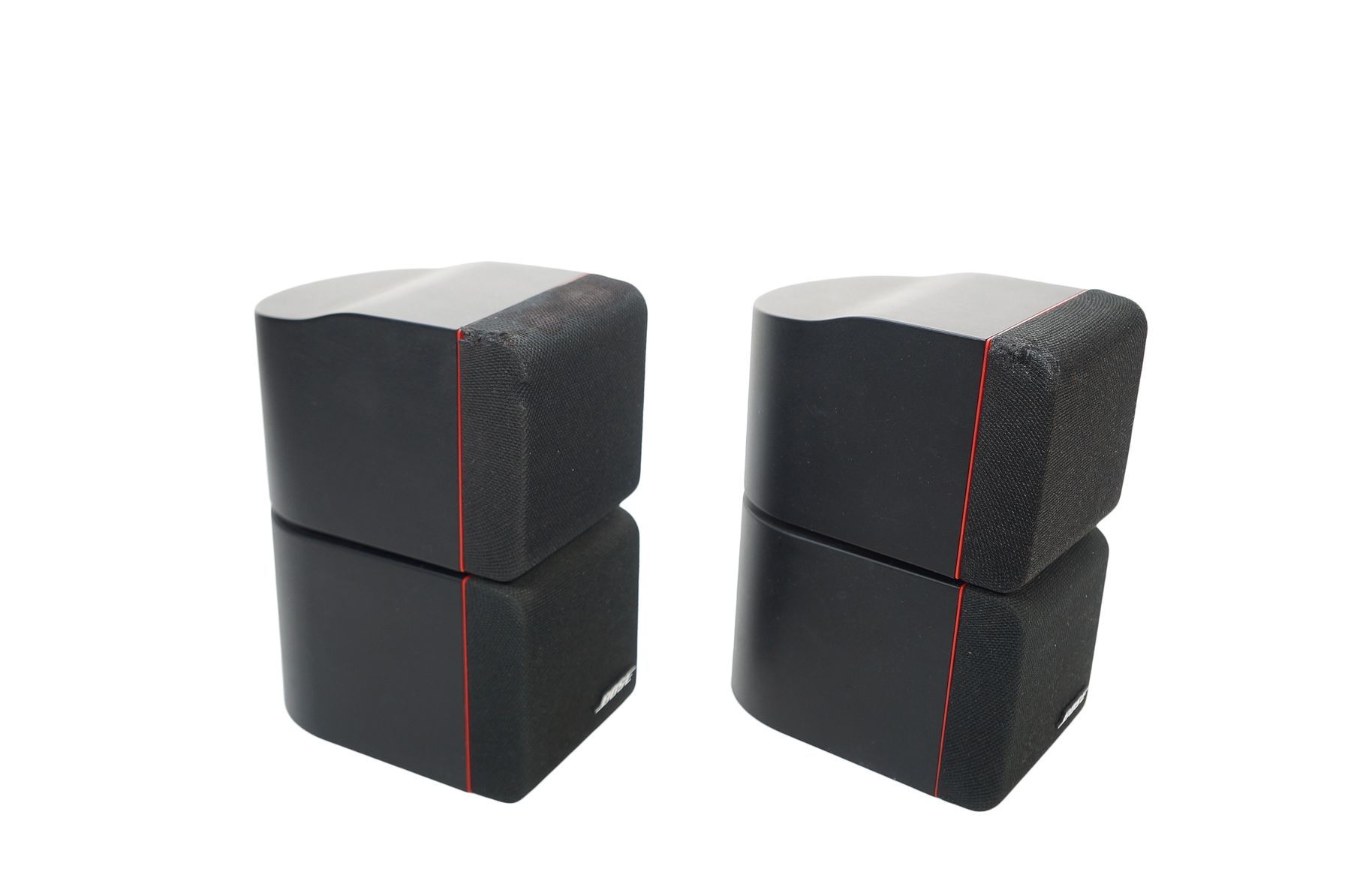 2x_Bose_Acoustimass_Doppelcubes_Series_II_Lautsprecher_Boxen_mit_rotem_Rand_result
