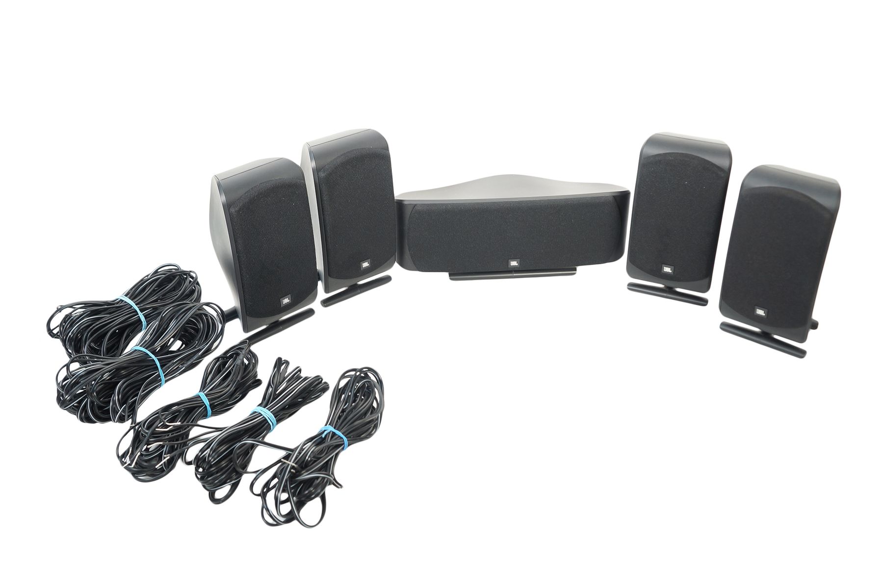 5x_JBL_SCS_200_SAT_Lautsprecher_Boxen_mit_Tischstander_Schwarz_result