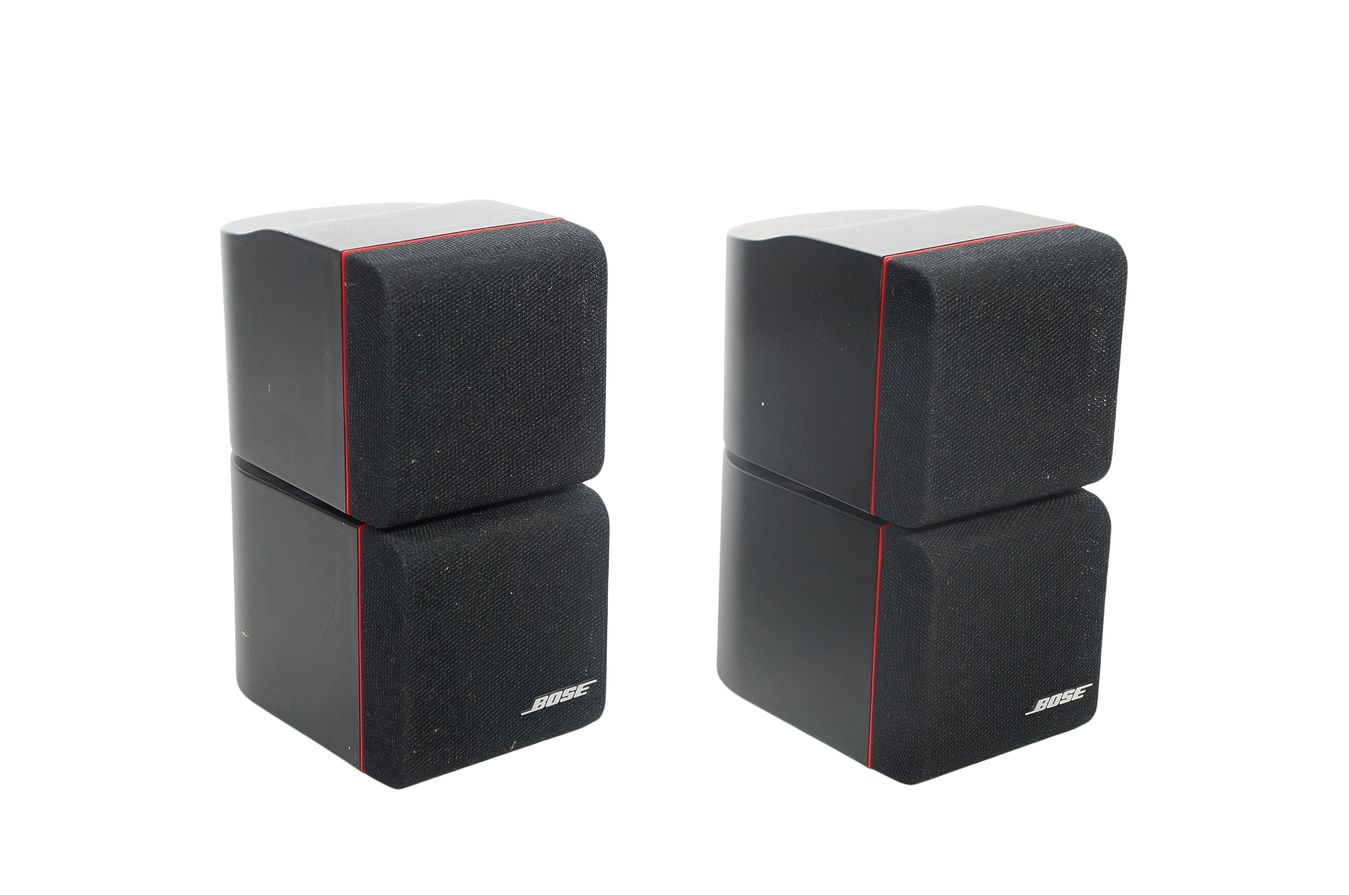 2x_Bose_Acoustimass_Doppelcubes_Series_II_Lautsprecher_Boxen_mit_rotem_Rand_result