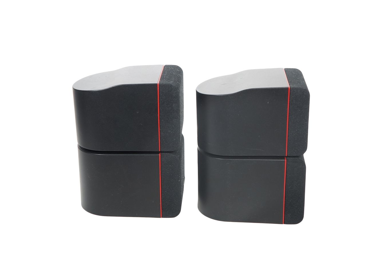 2x_Bose_Acoustimass_Doppelcubes_Series_II_Lautsprecher_Boxen_mit_rotem_Ran_DyD95tI