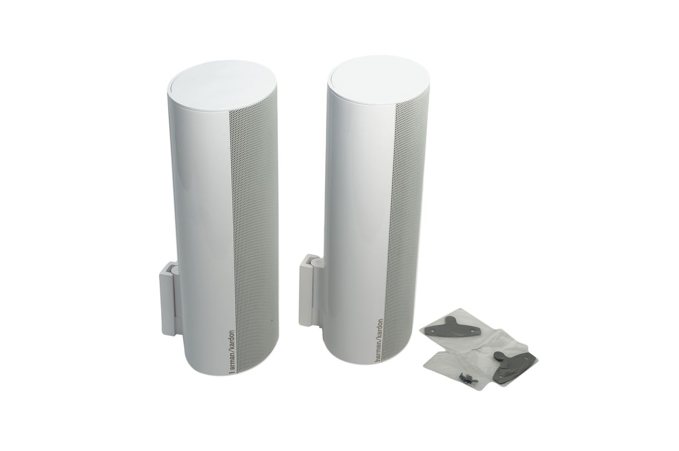 2x_Harman_Kardon_HKTS_SAT-TS30_Lautsprecher_Boxen_Weiss_inkl._Wandhalterun_uG3ZgBI