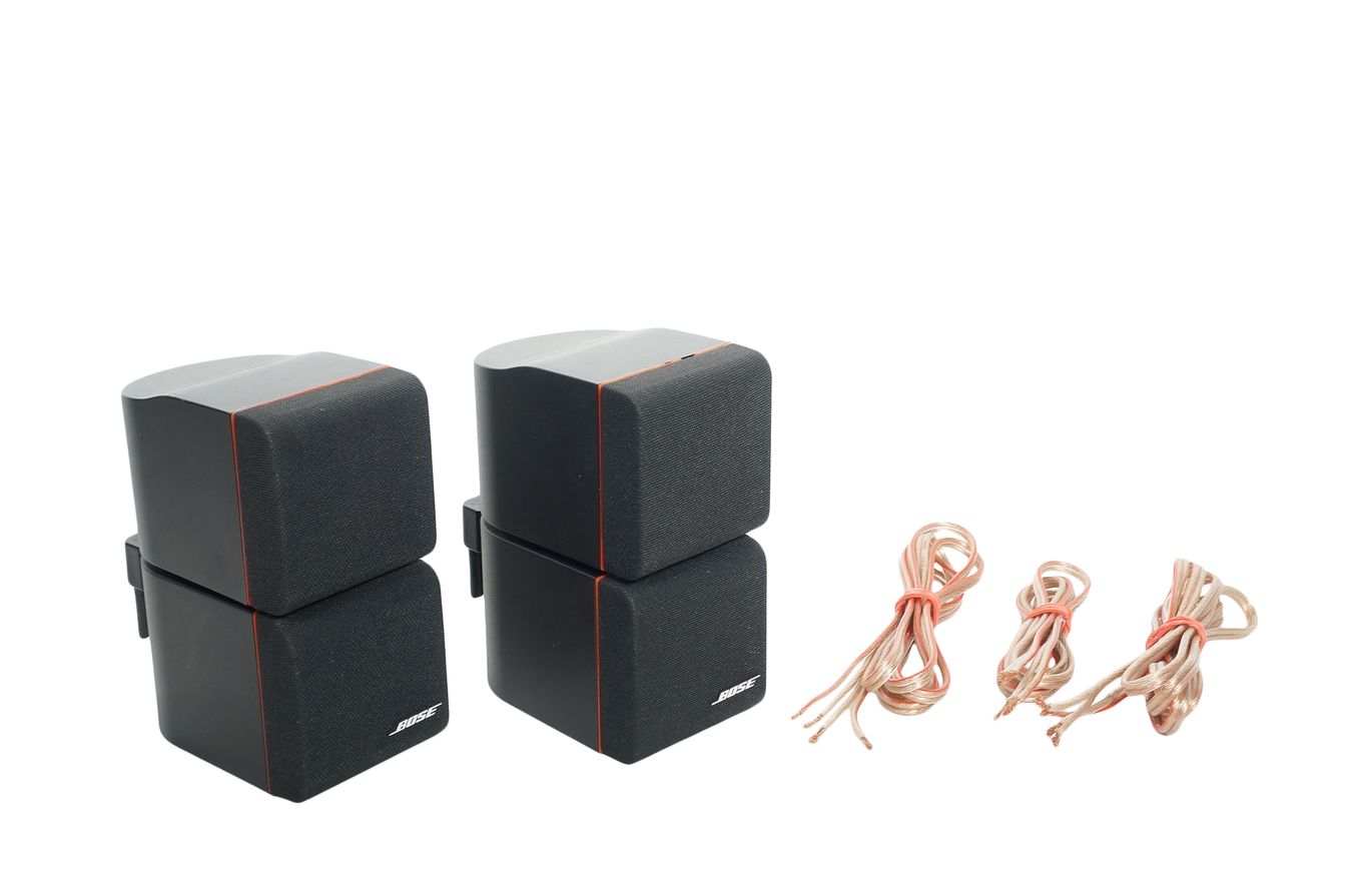 2x_Bose_Acoustimass_Doppelcubes_Series_II_Lautsprecher_Boxen_mit_rotem_Rand_result