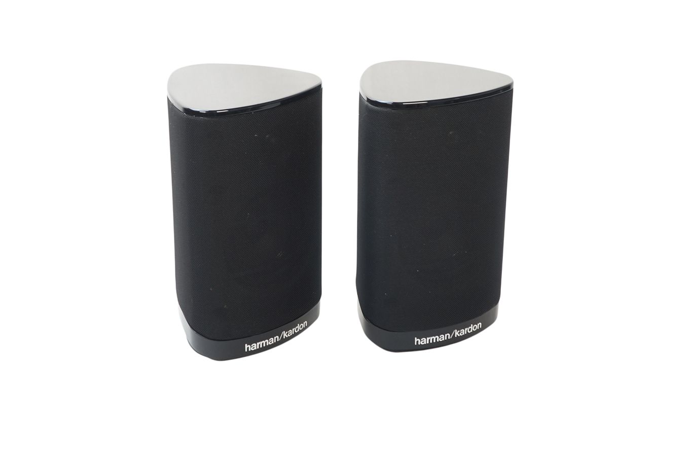 2x_Harman_Kardon_SAT-TS2BQ_Lautsprecher_Heimkino_Boxen_Schwarz_mit_Kabeln_02
