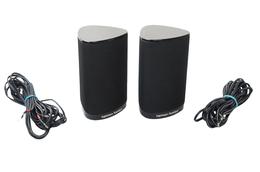 2x_Harman_Kardon_SAT-TS2BQ_Lautsprecher_Heimkino_Boxen_Schwarz_mit_Kabeln